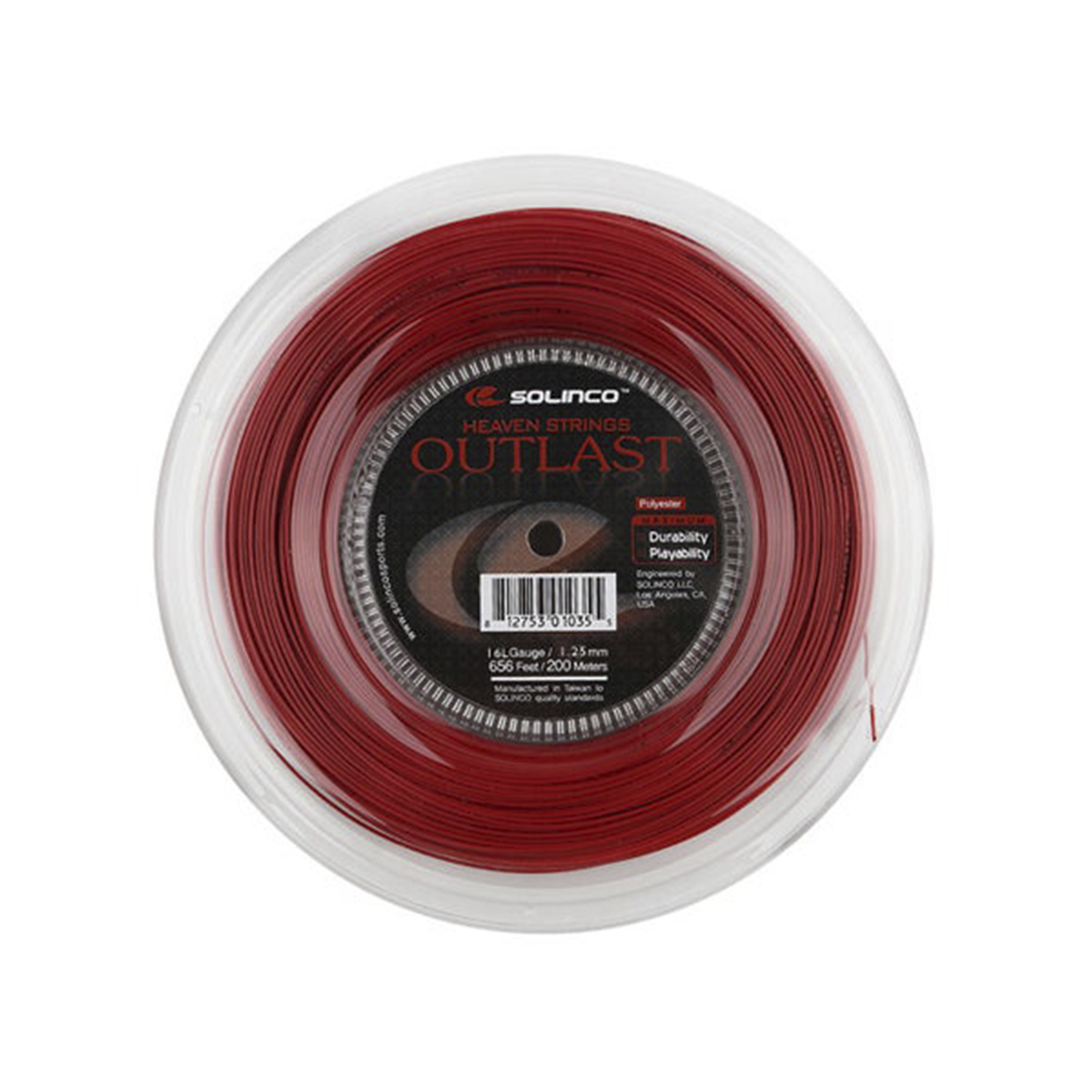 Rollo Cuerdas Solinco Outlast 1.25 Mm 200 Mts