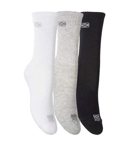 Medias Sox Classic Tricolor – Tripack Urbano Deportivo Niño